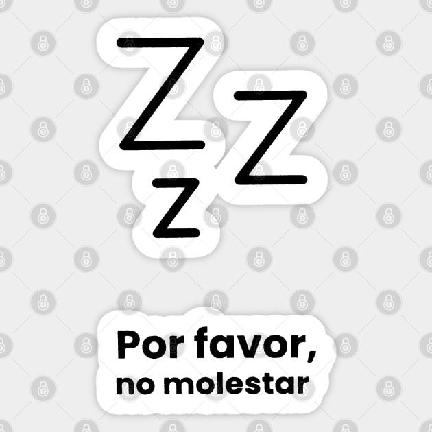 Por favor, no molestar Sticker by Ragetroll